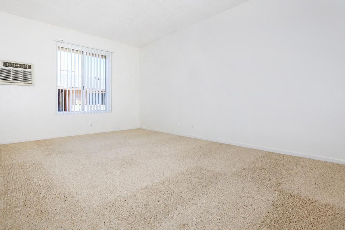 Bedroom with AC unit