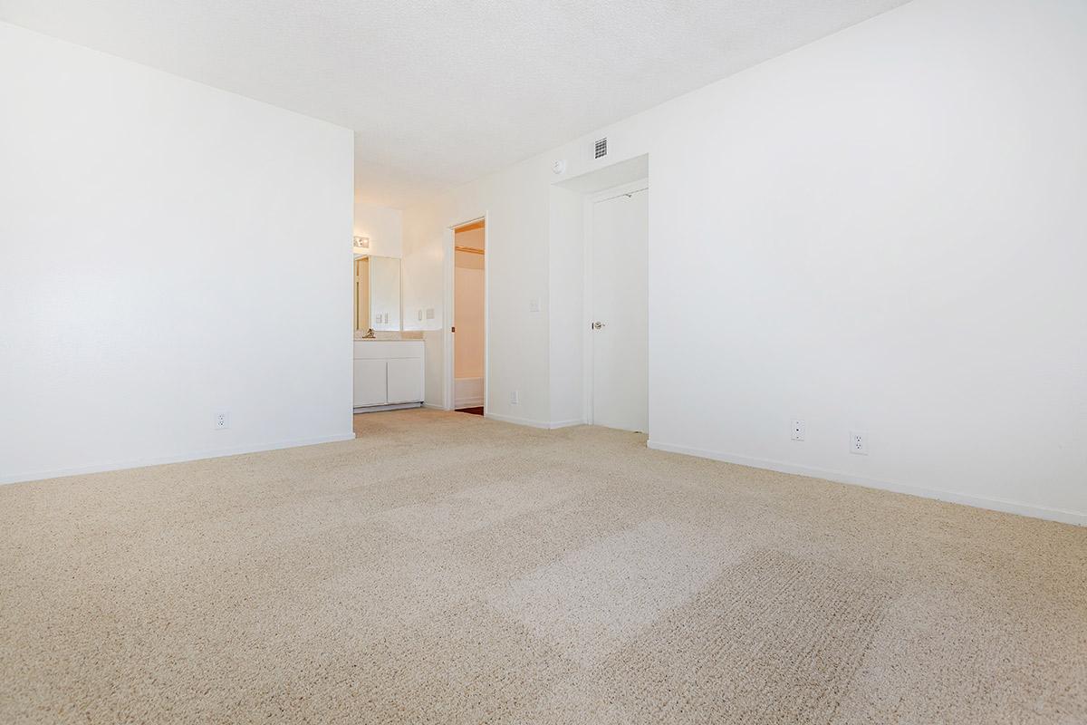 Bedroom with bathroom sink