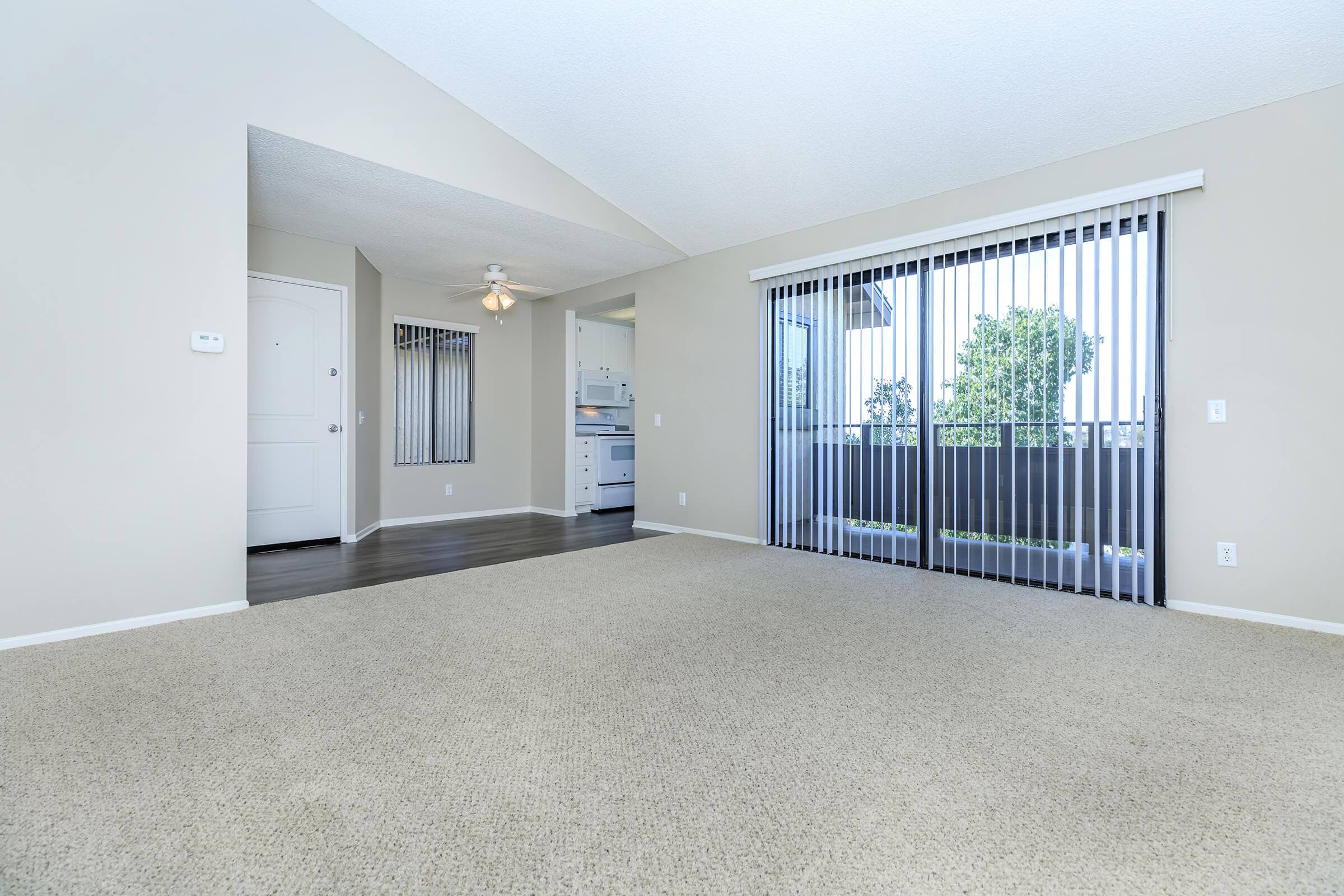 Living room with carpet