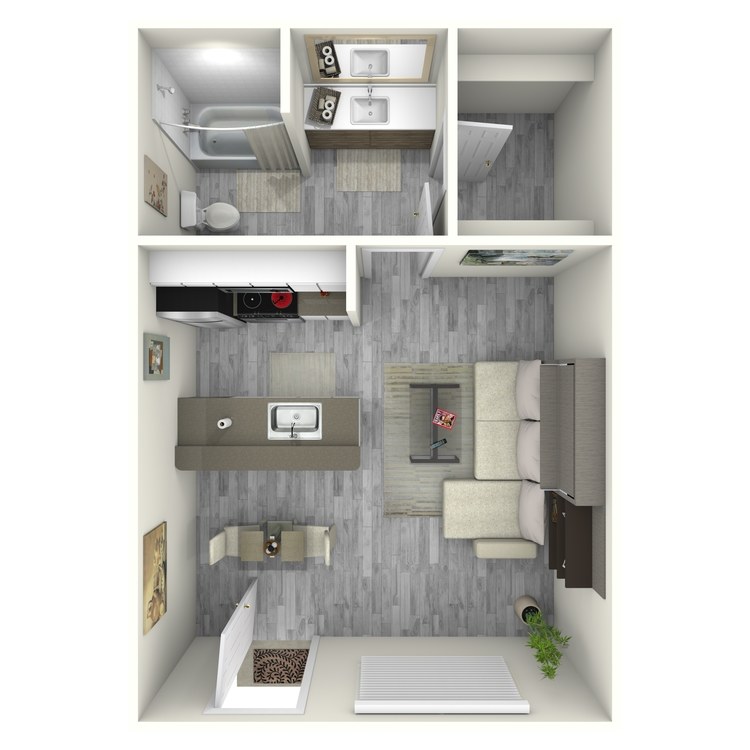 Floor plan image of Kona Remodeled