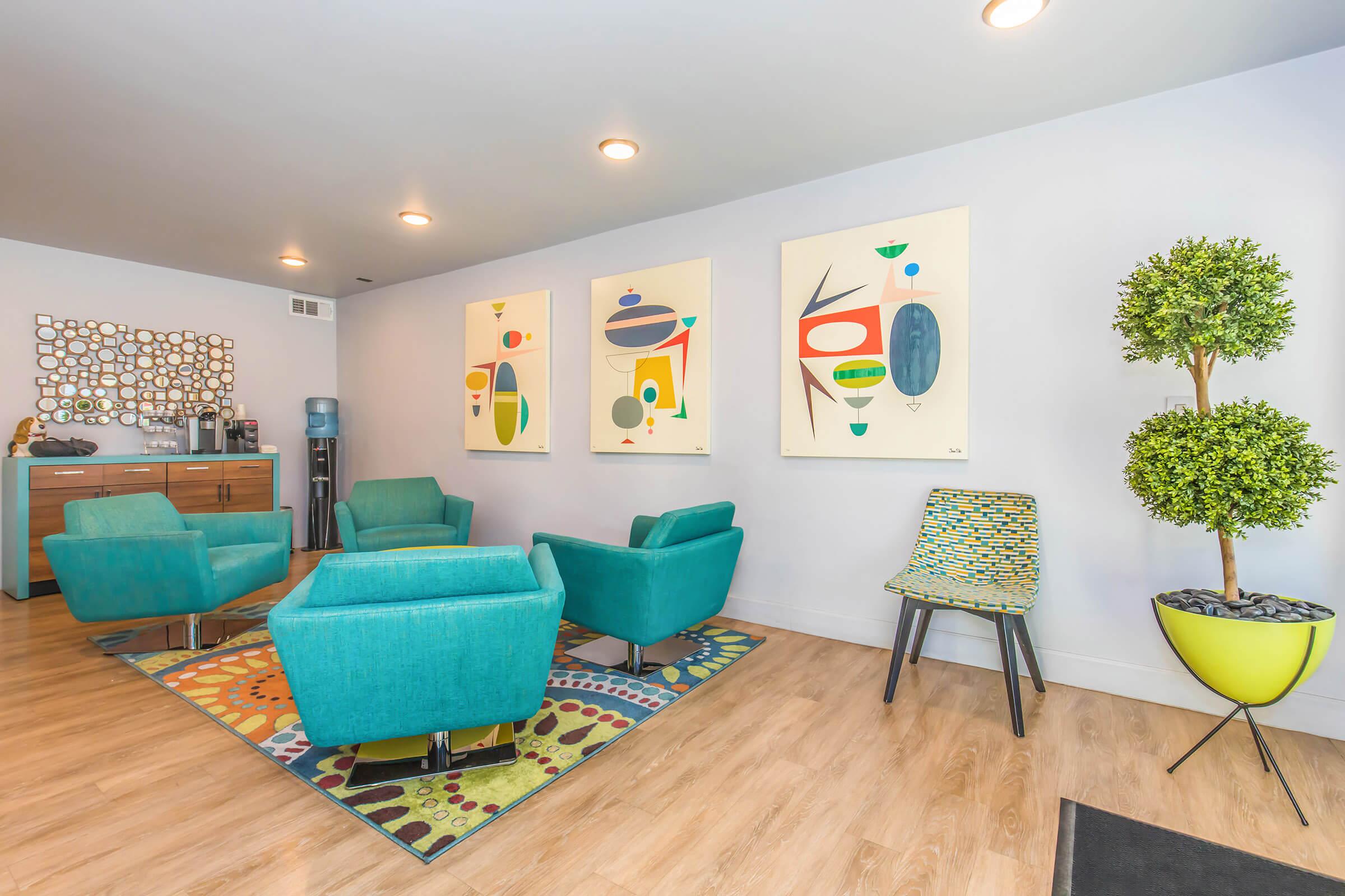 a room full of furniture