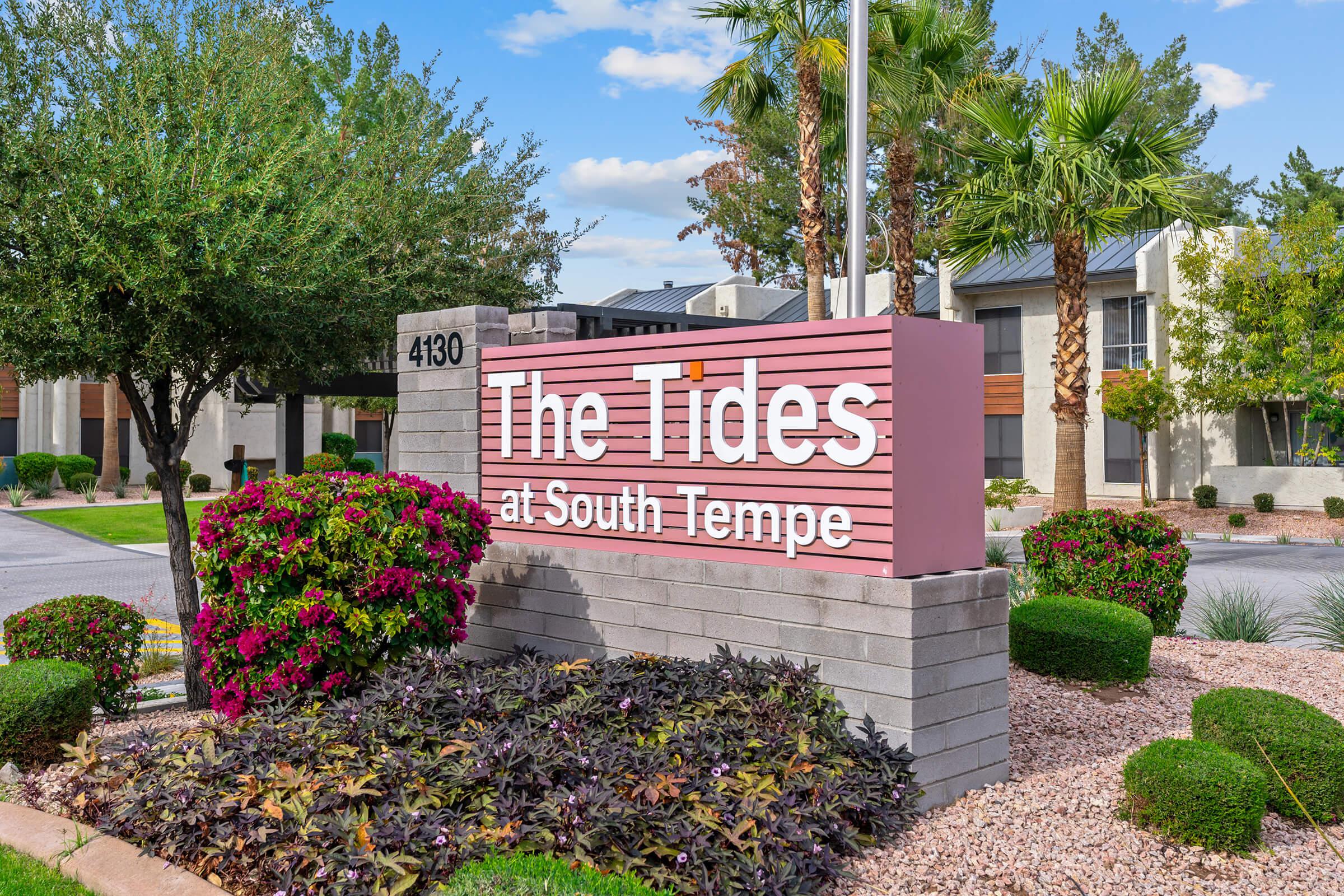 WELCOME HOME TO THE TIDES AT SOUTH TEMPE