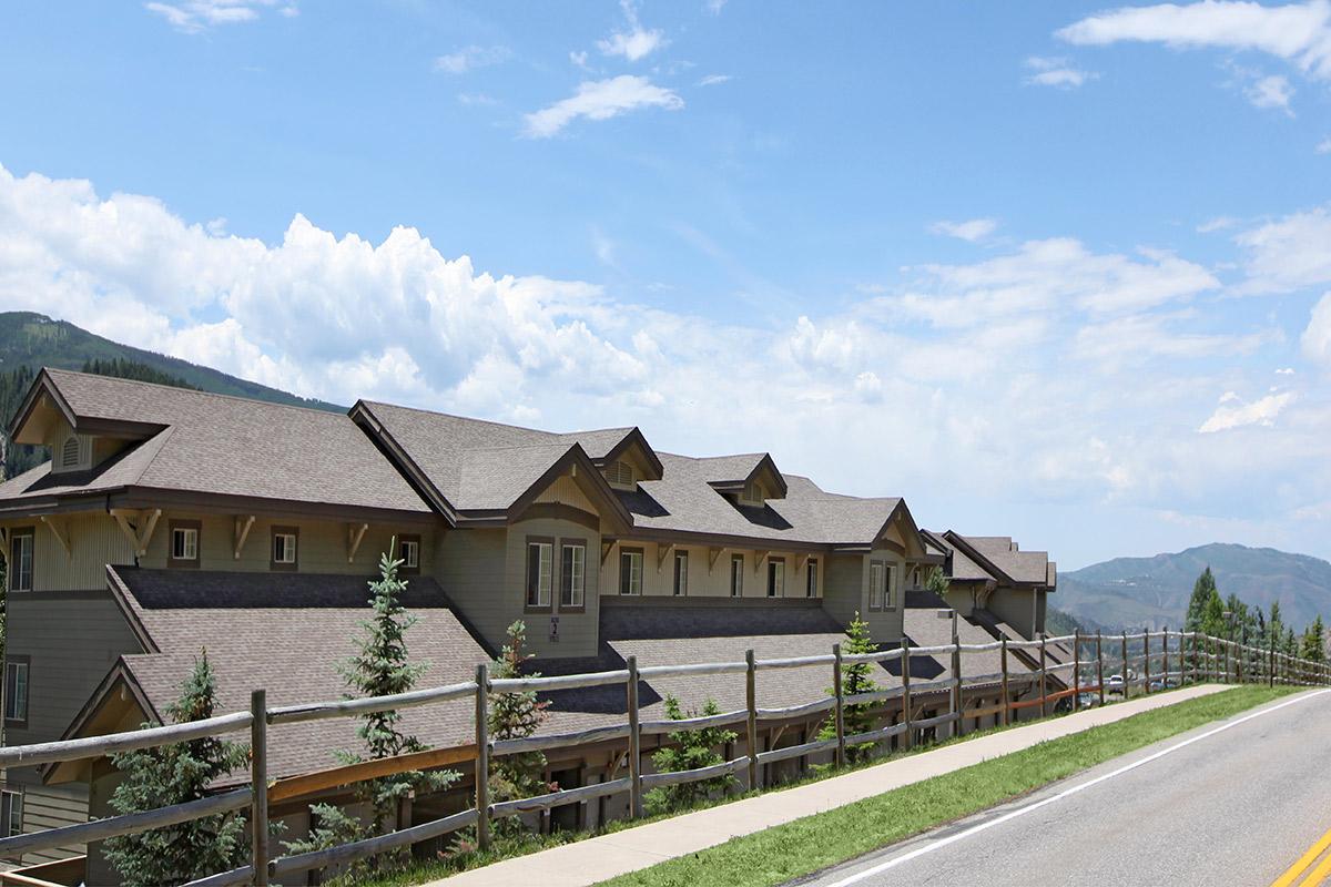 a house in the middle of a road