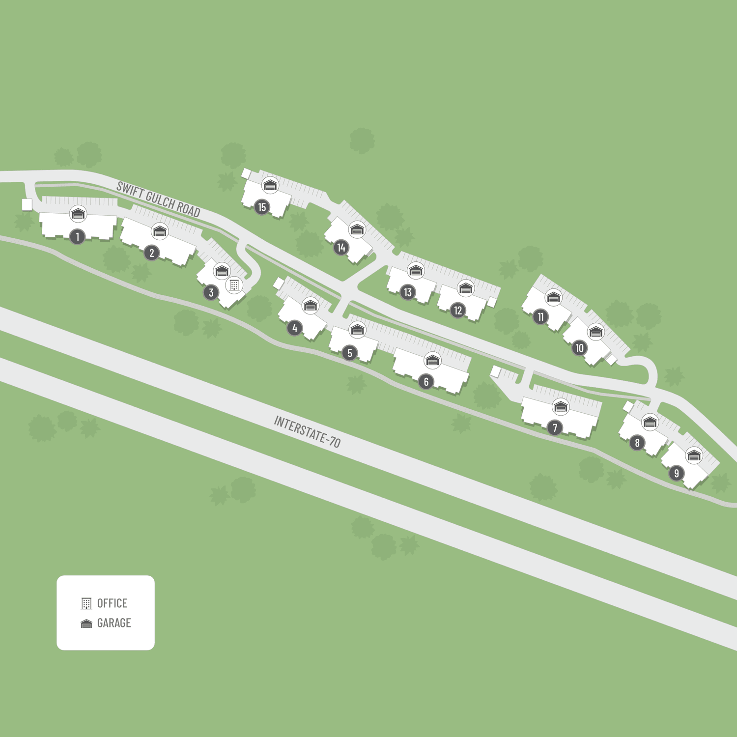If you have a question regarding the relative location of an apartment home, please give us a call.