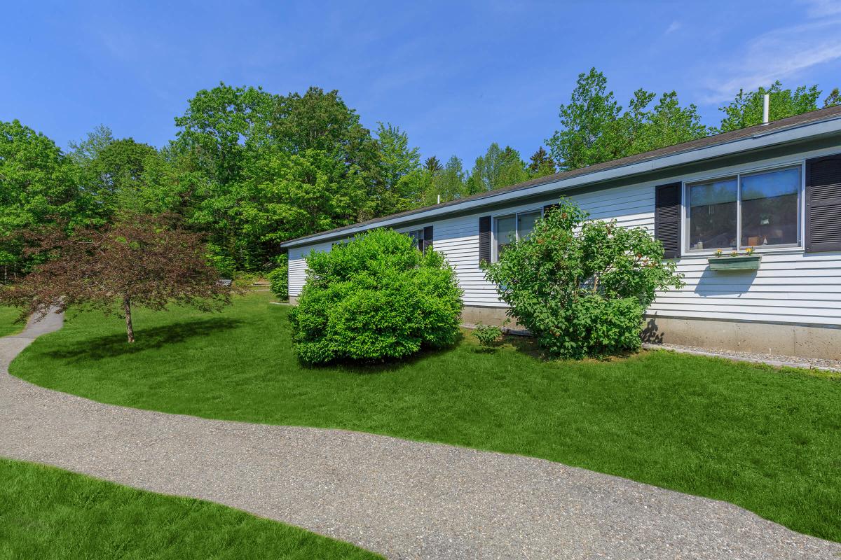 a large lawn in front of a house