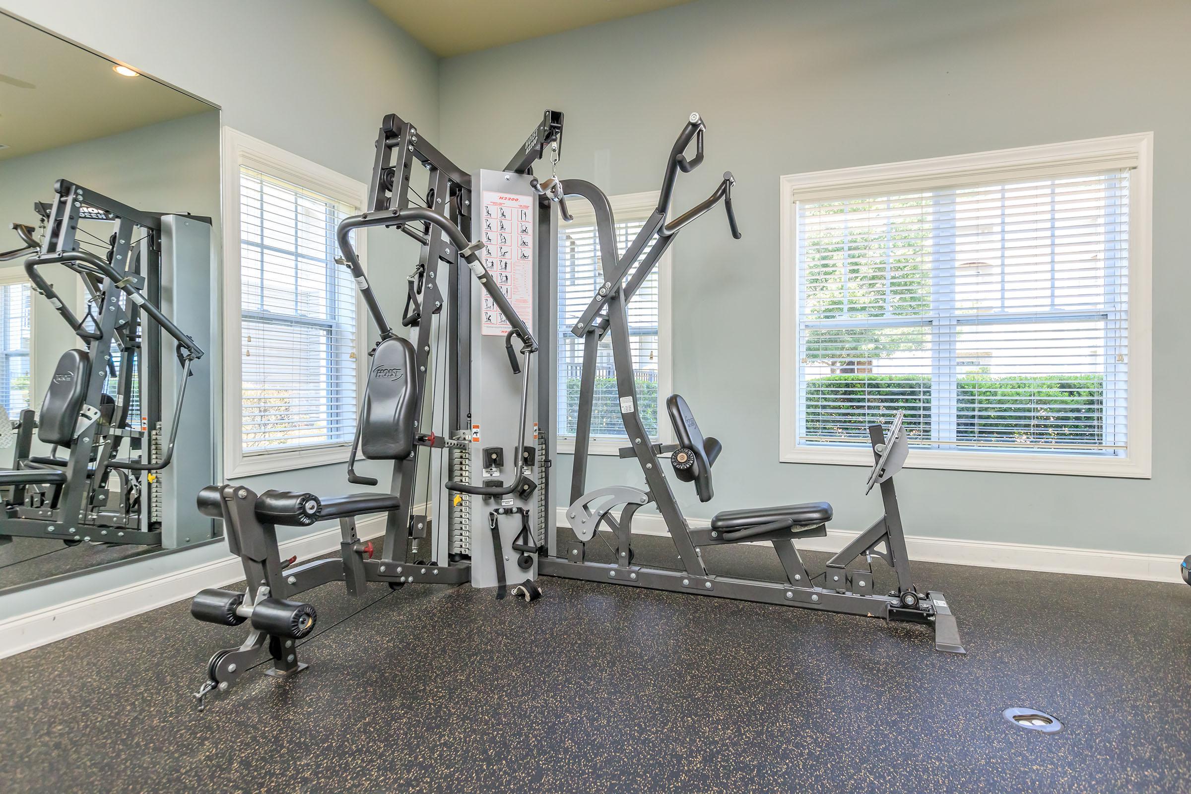 STAY IN SHAPE AT THE 24-7 FITNESS CENTER