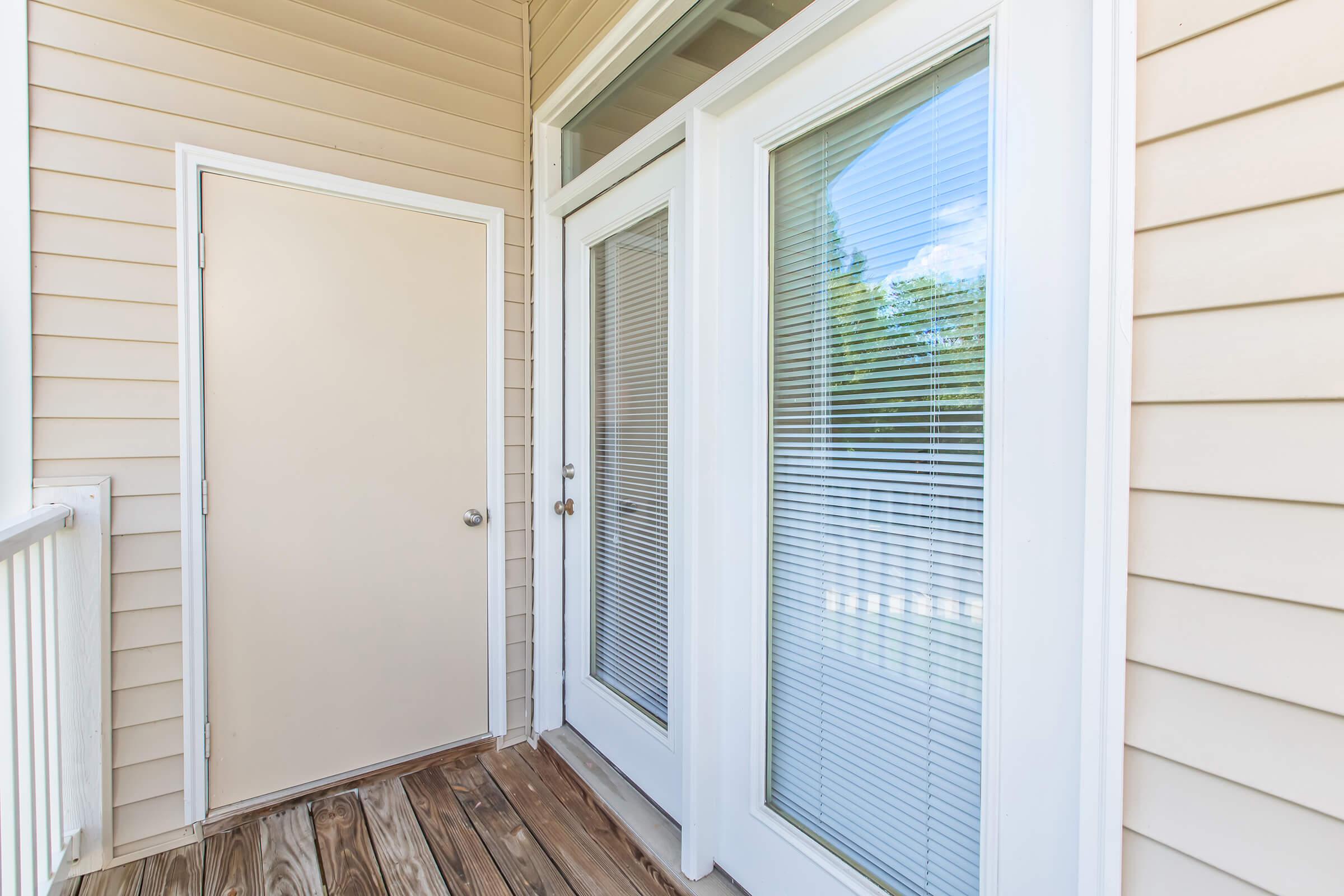 a door with a window