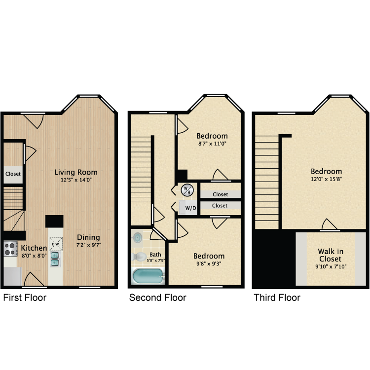 Floor plan image of 3 Bed TH
