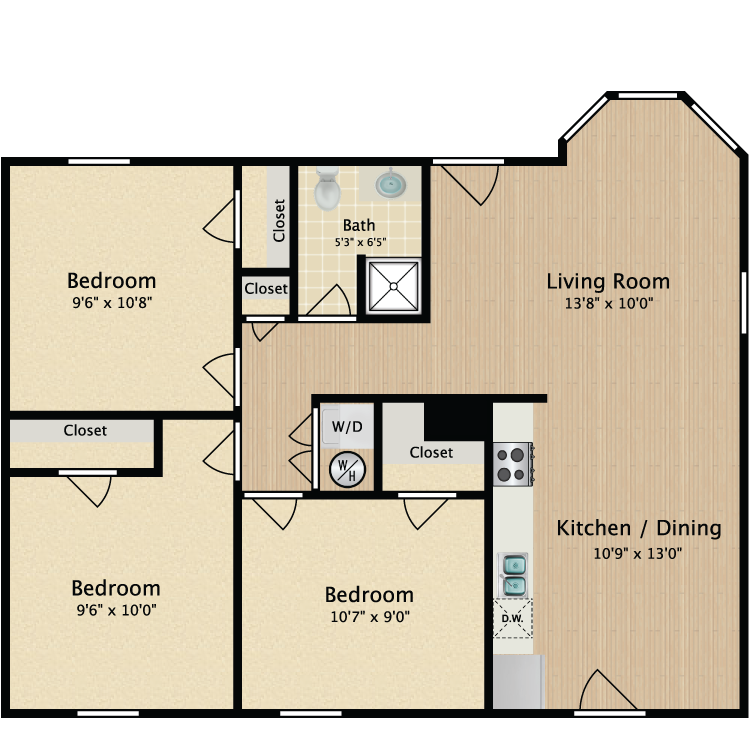 Floor plan image of Wayne St. Sublevel