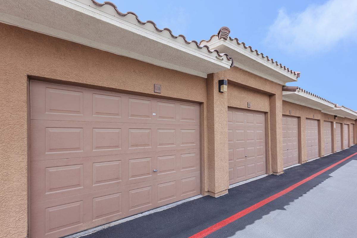 Garages Available here at The Presidio Apartments in North Las Vegas, NV