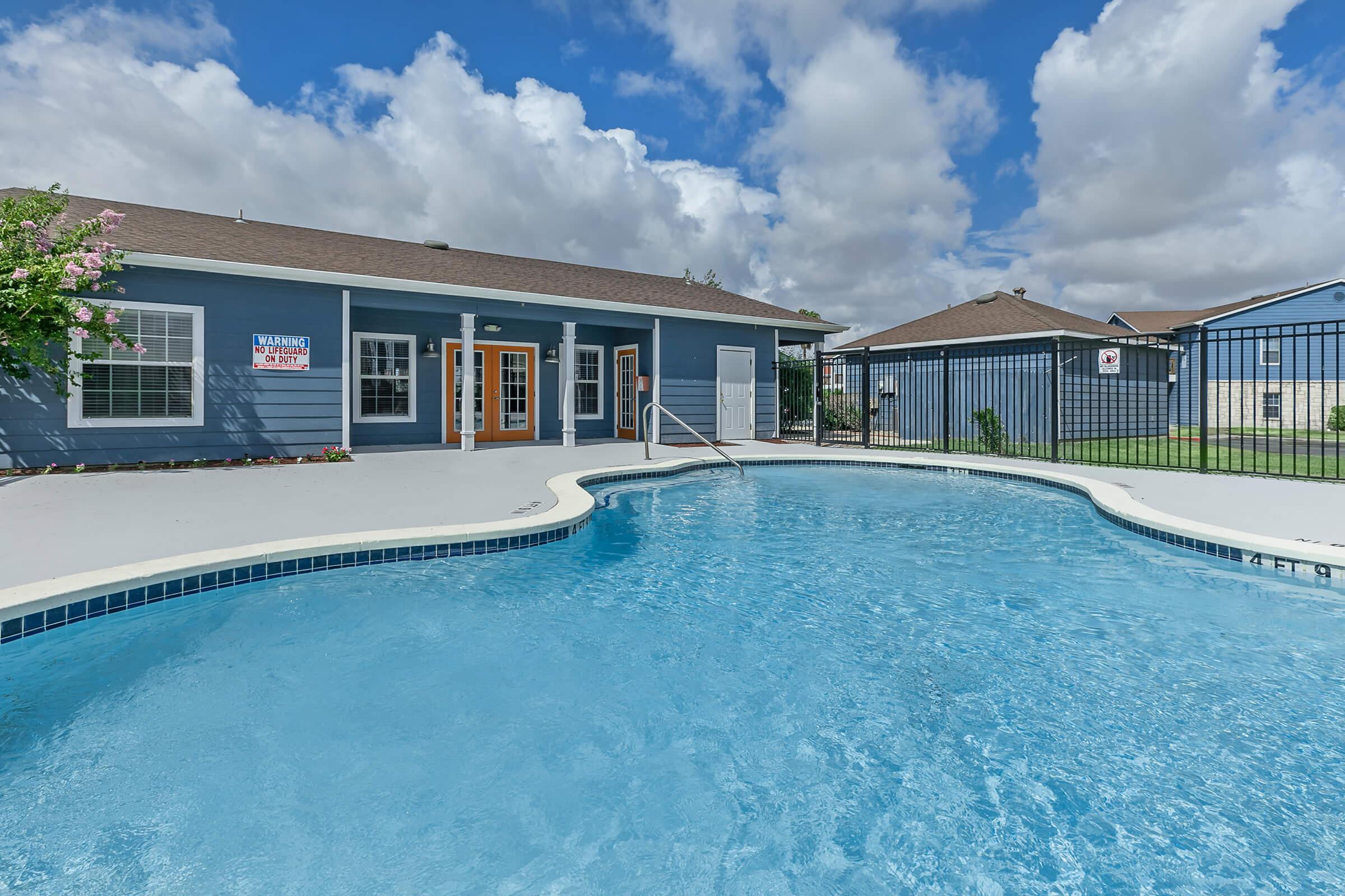 Pool area just outside office with sun deck Portside Villas Apts Ingleside, TX  78362