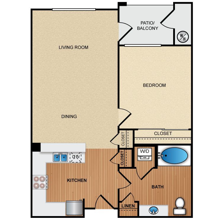 Floor plan image of 1D1