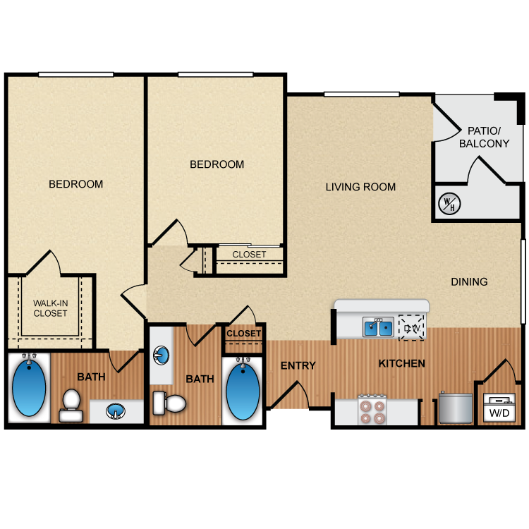 Floor plan image of 2A2