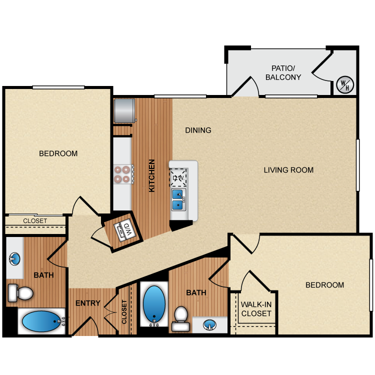 Floor plan image of 2B2