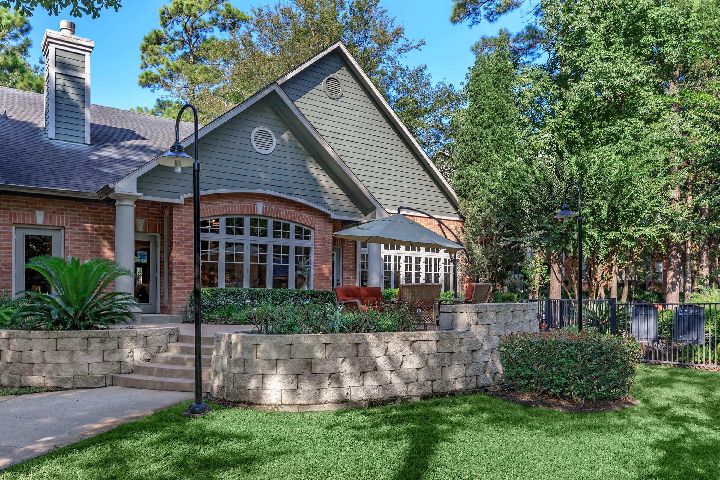 a large lawn in front of a house