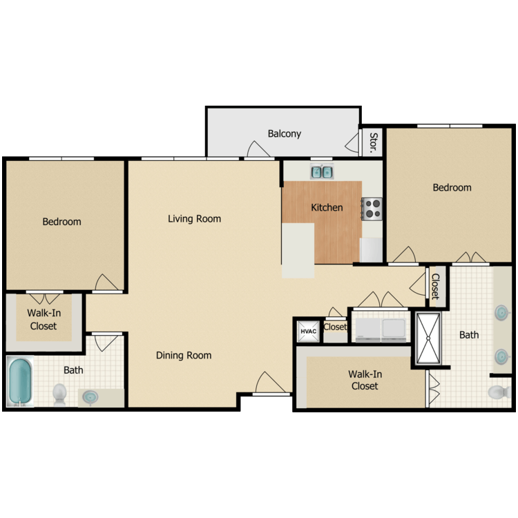 Floor plan image of Mills