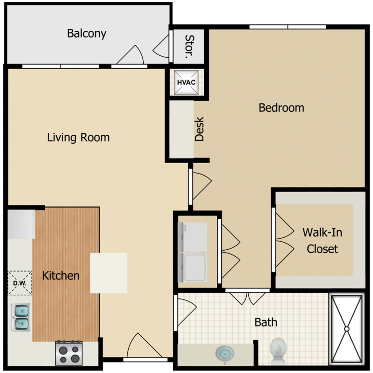 Floor plan image of Foster