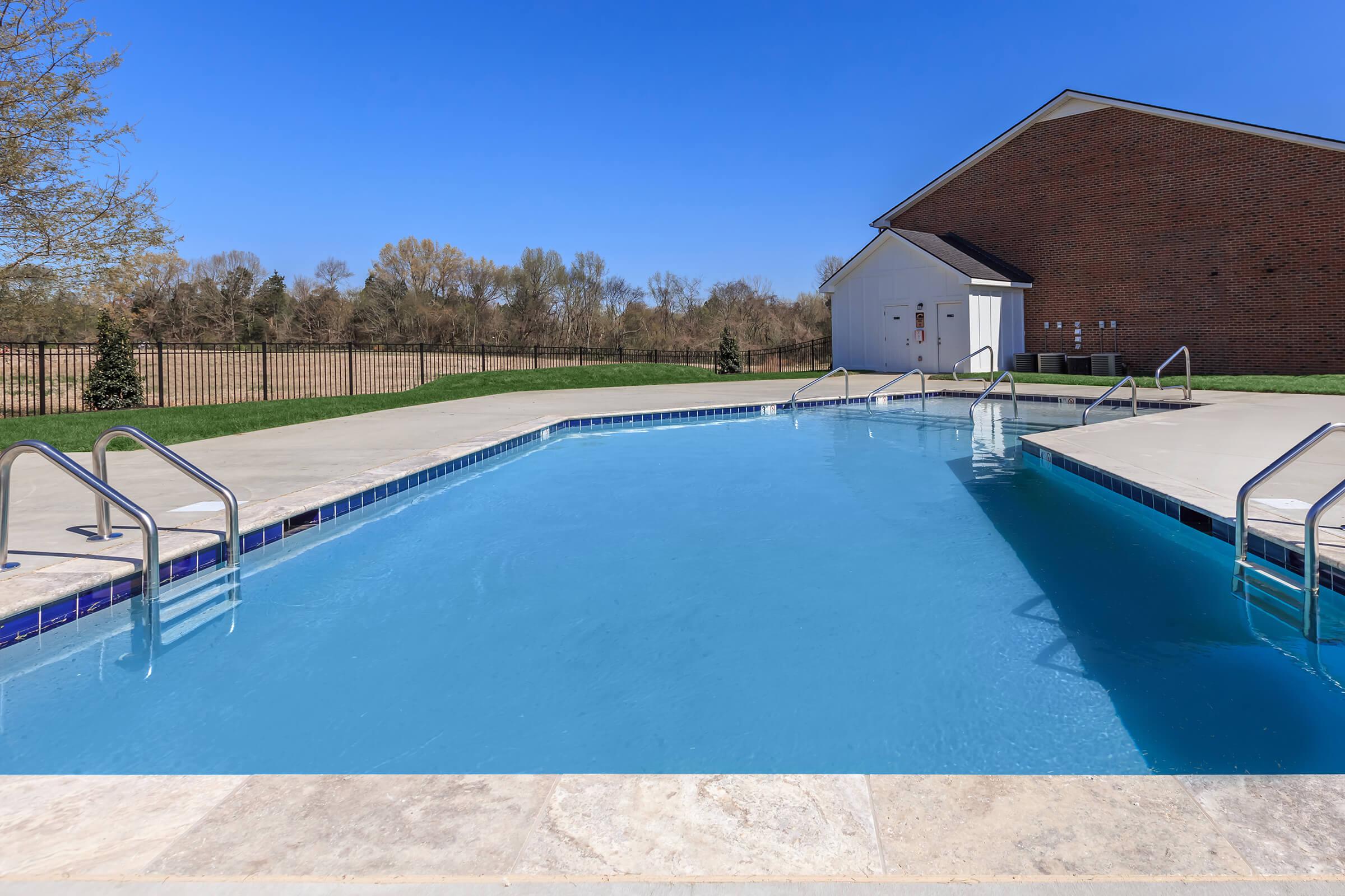 a large pool of water
