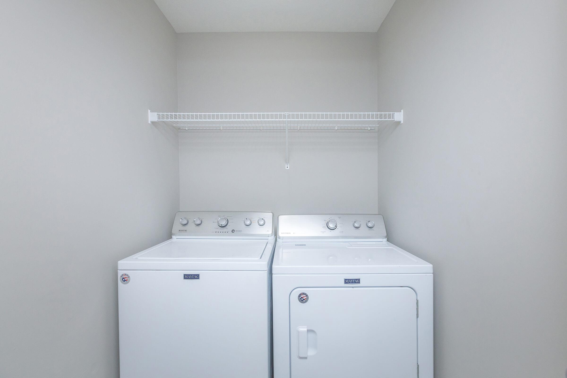 Washer and Dryer in Home at SummerTrees Apartments