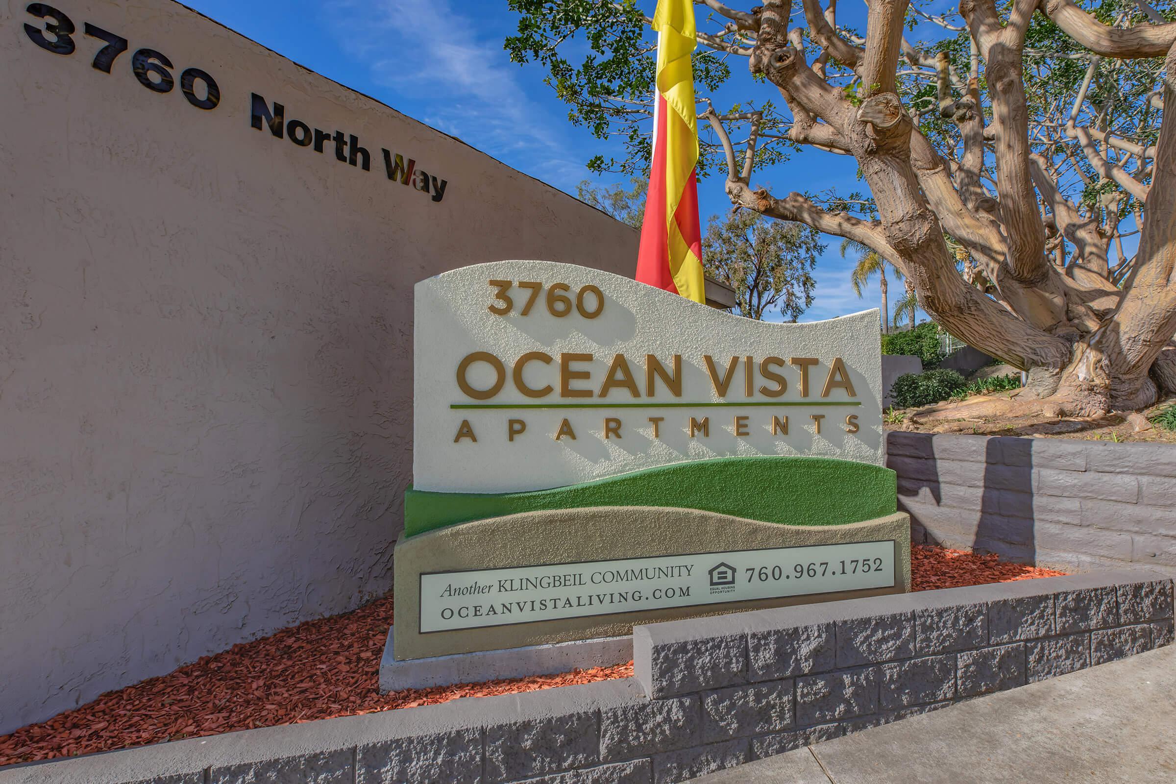 Landscaping at Ocean Vista Apartments in Oceanside, CA