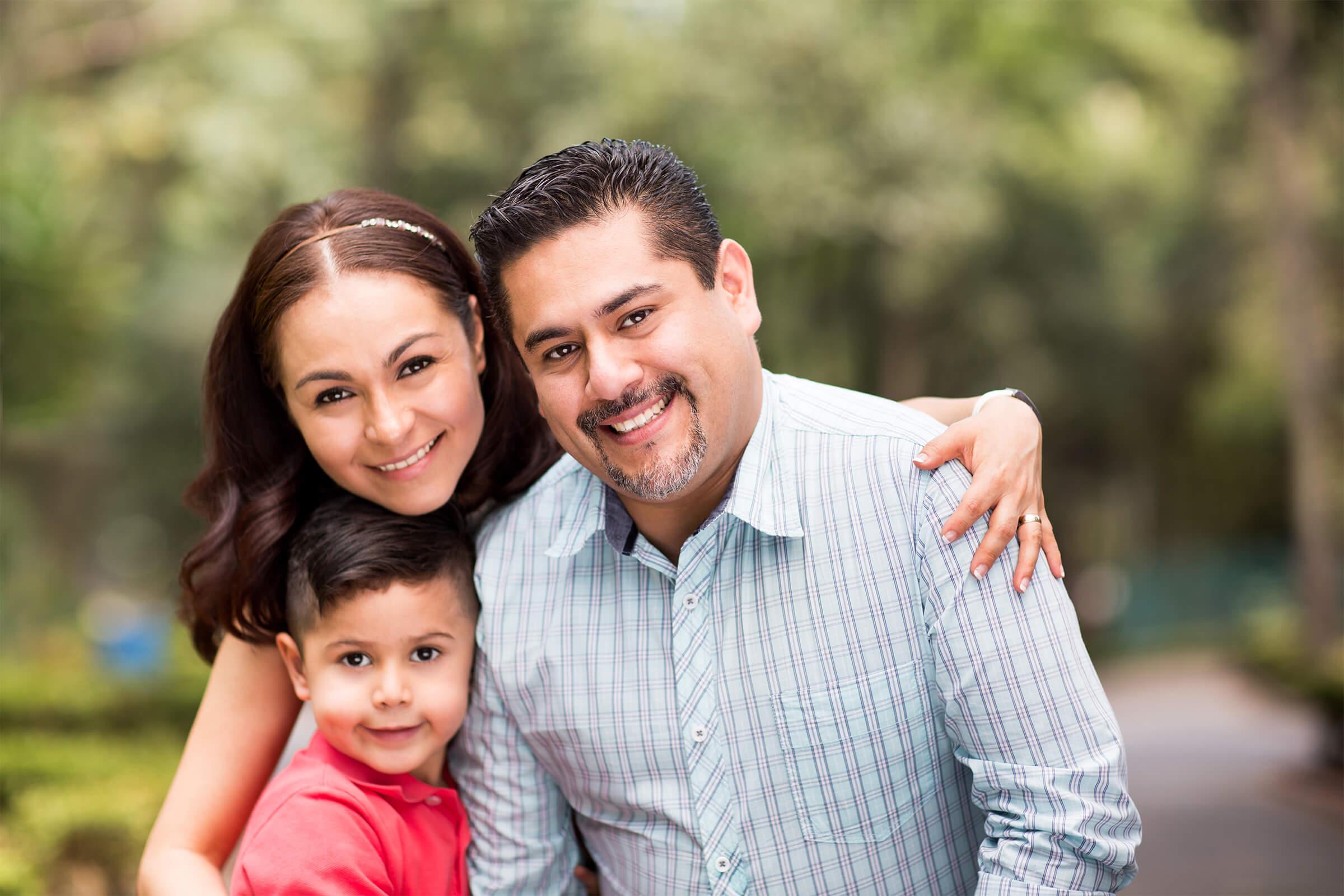 Family at Ocean Vista Apartments in Oceanside, CA