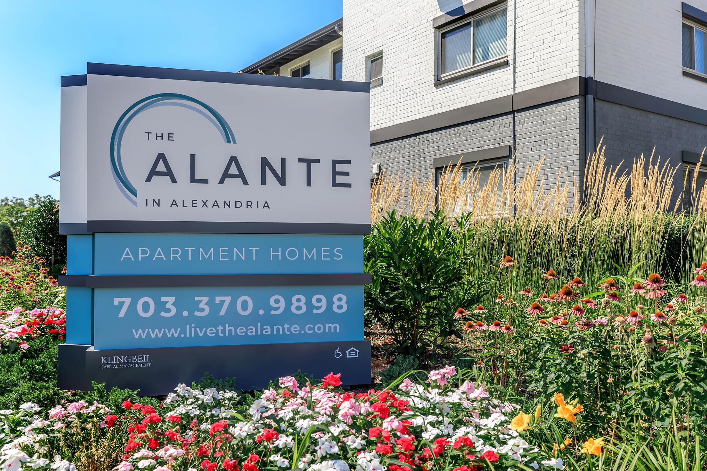 Landscaping at The Allante Apartments in Alexandria, VA