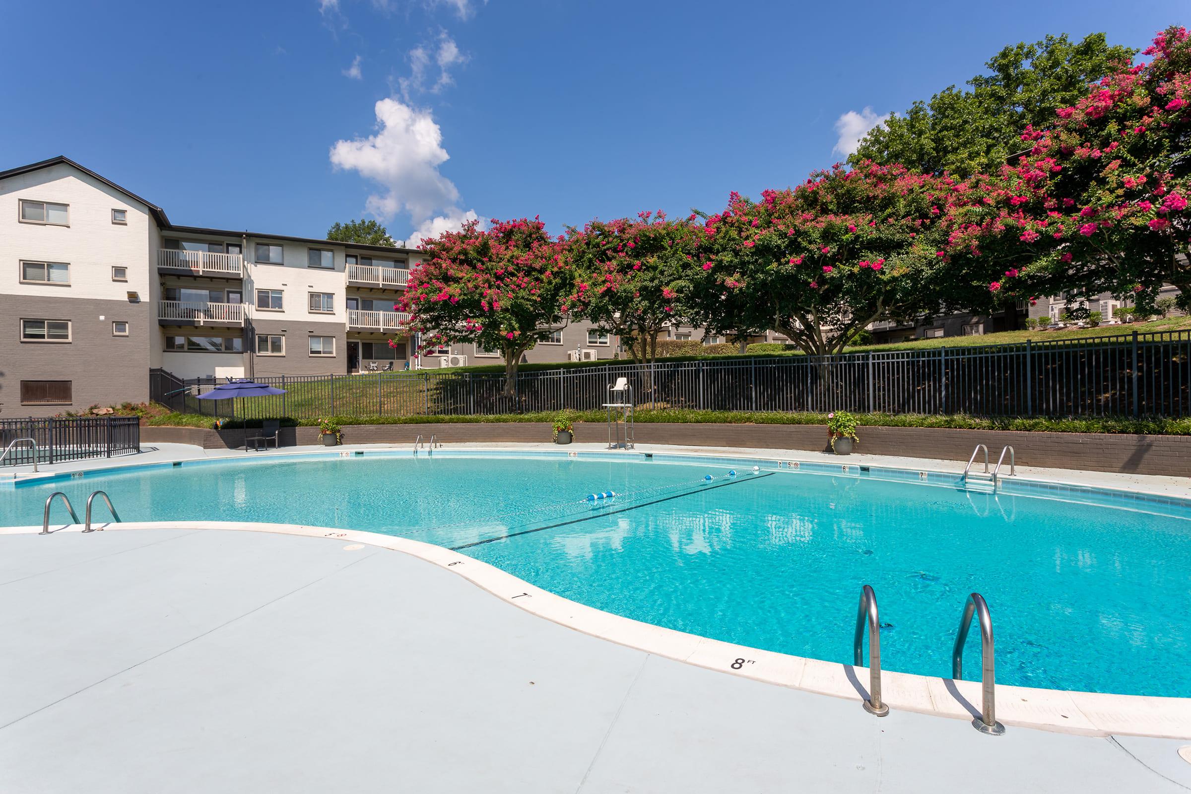 a large pool of water