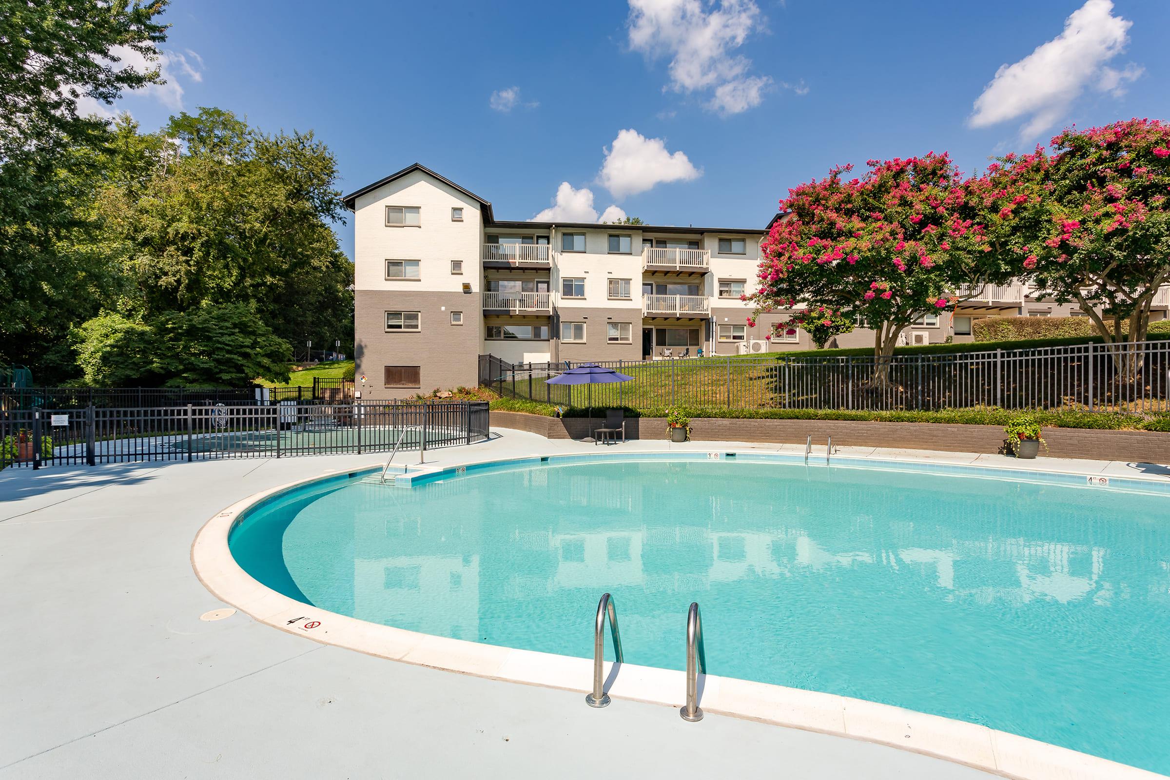 a large pool of water