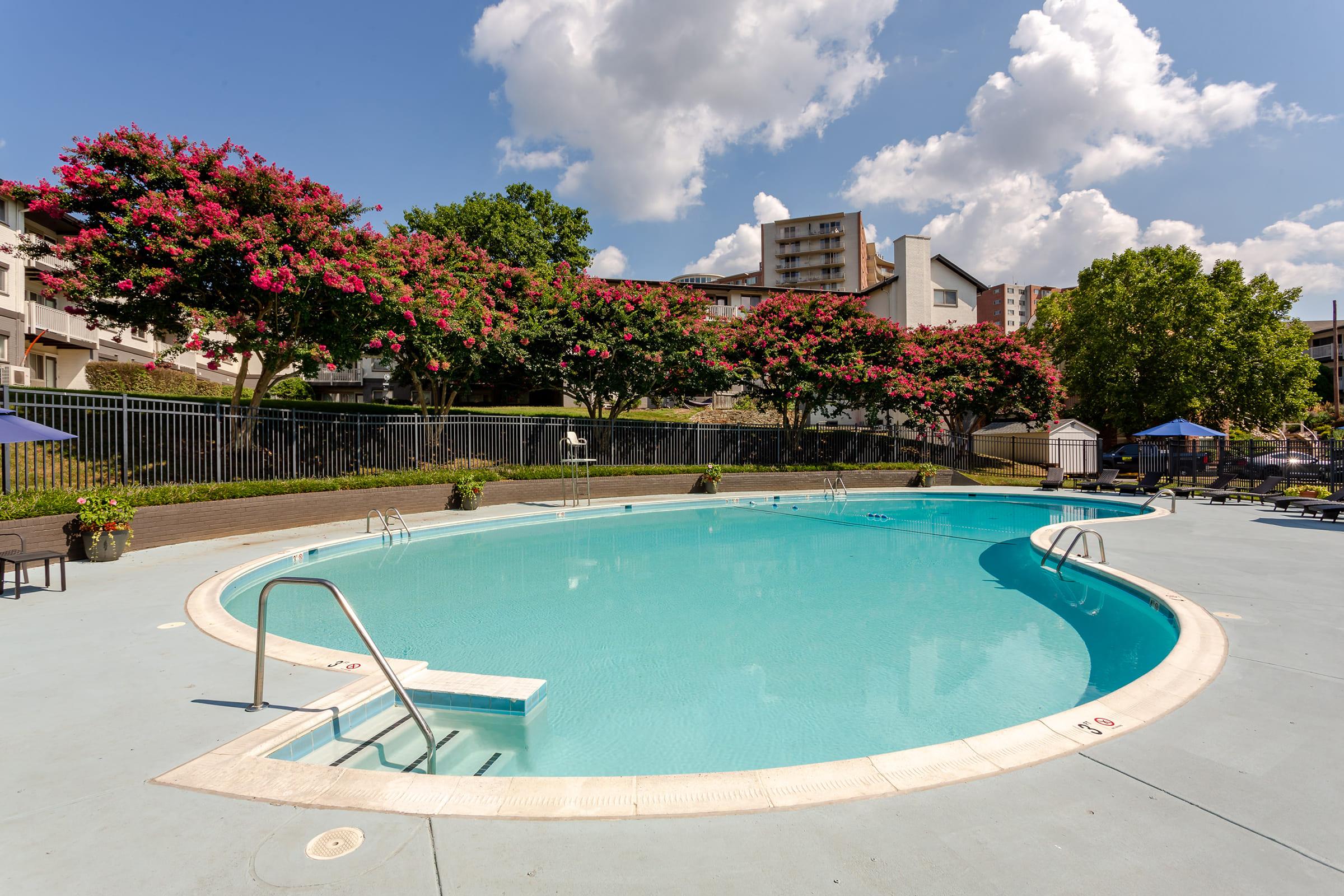 a large pool of water