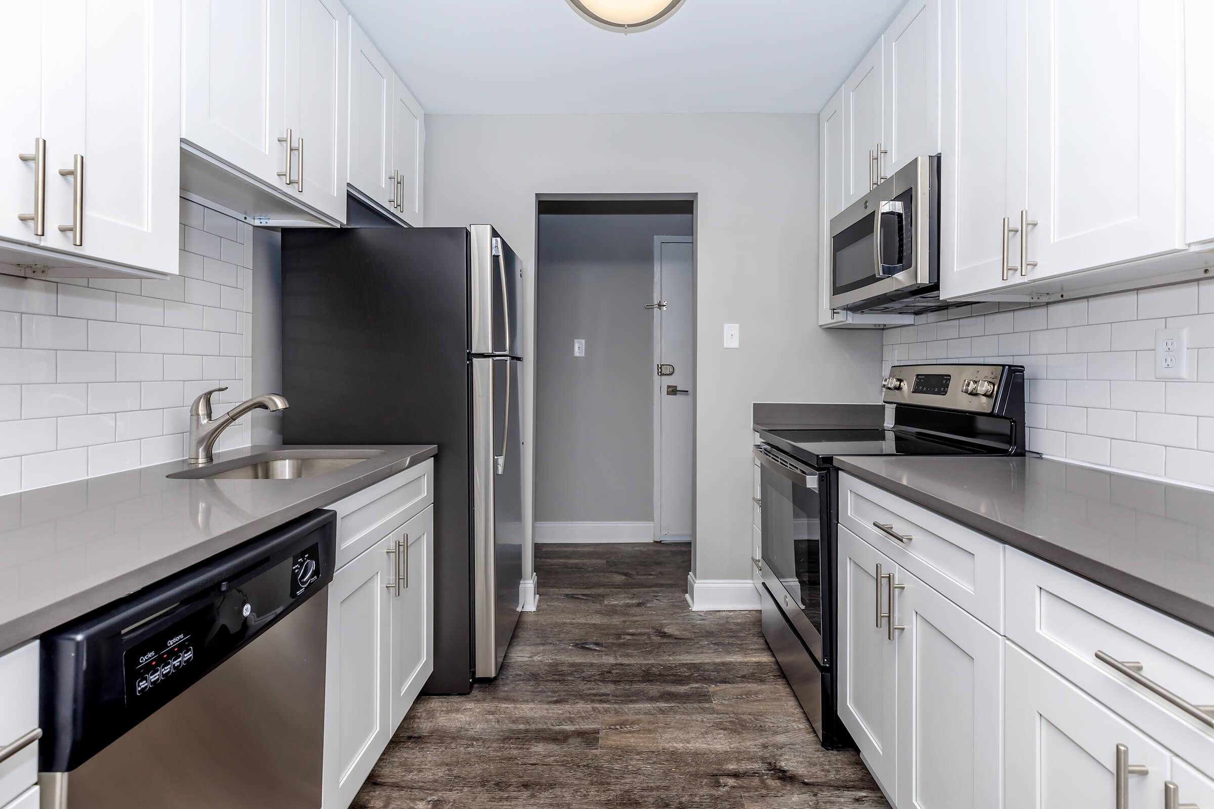 Kitchen at The Allante Apartments in Alexandria, VA