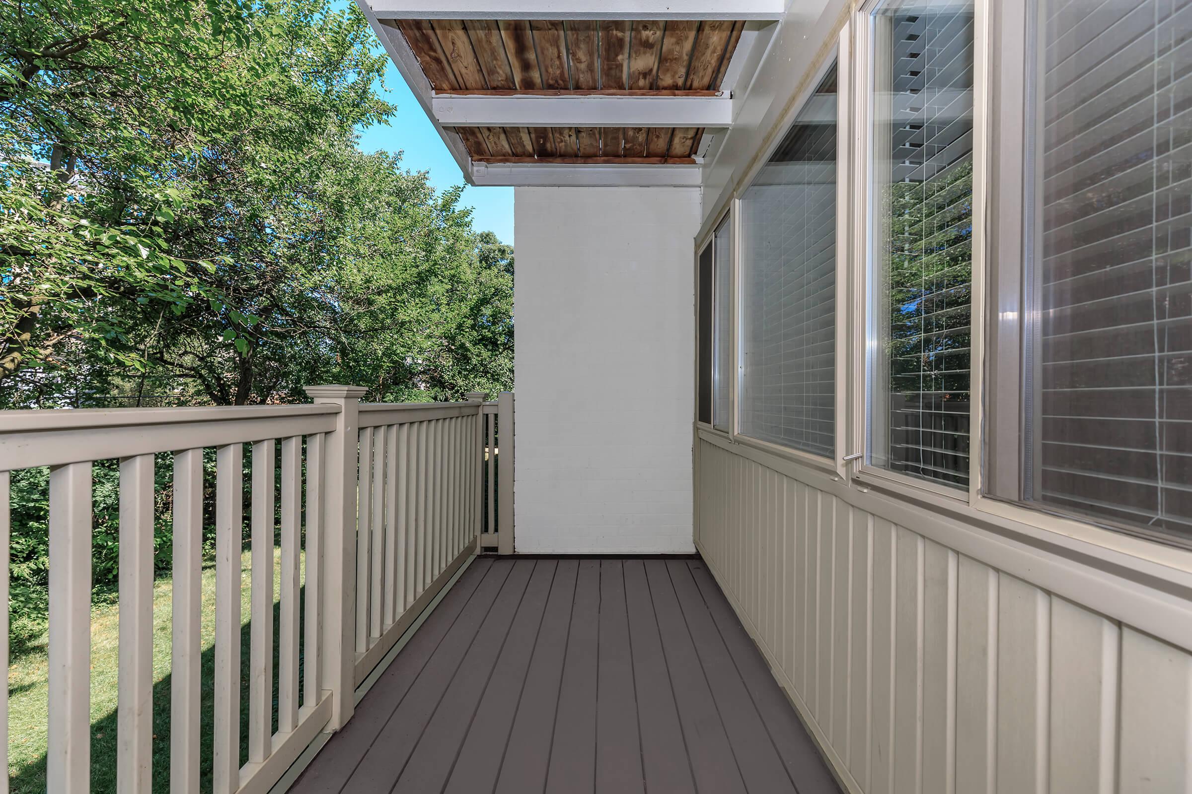 Balcony at The Allante Apartments in Alexandria, VA