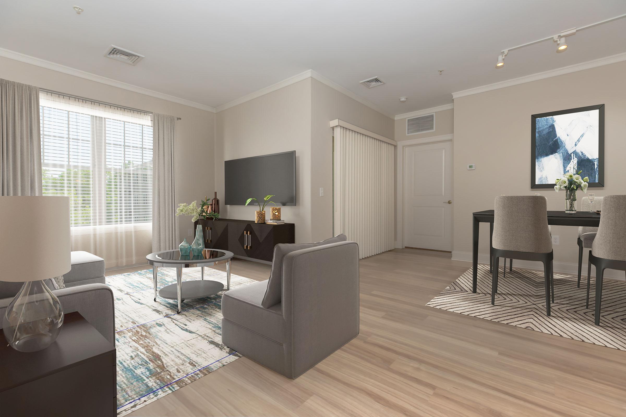 GORGEOUS WOOD-STYLE PLANK FLOORING AT MILL COMMONS