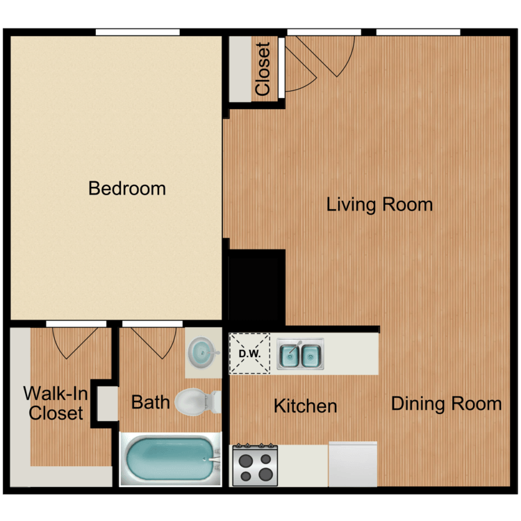 Floor plan image of A1