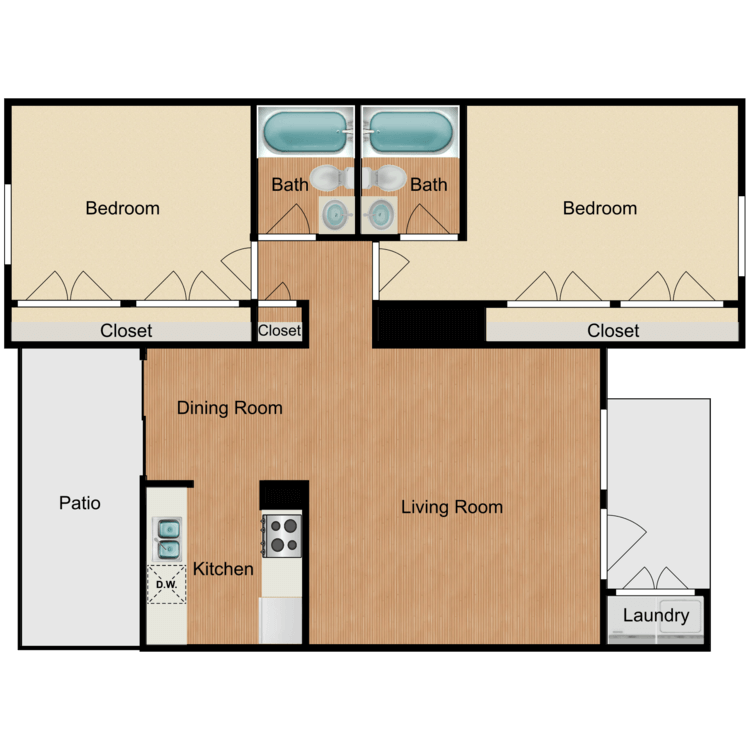 Floor plan image of B2