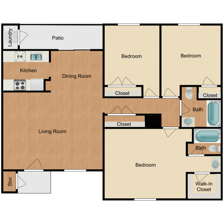 Floor plan image of C1
