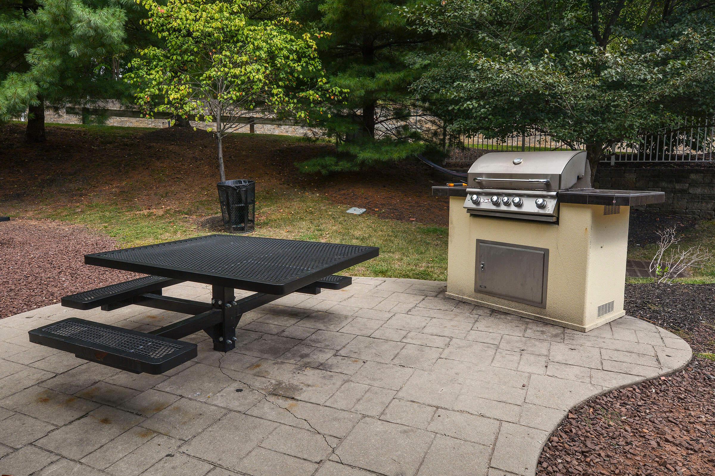 PICNIC AREA AND BARBECUE GRILLS