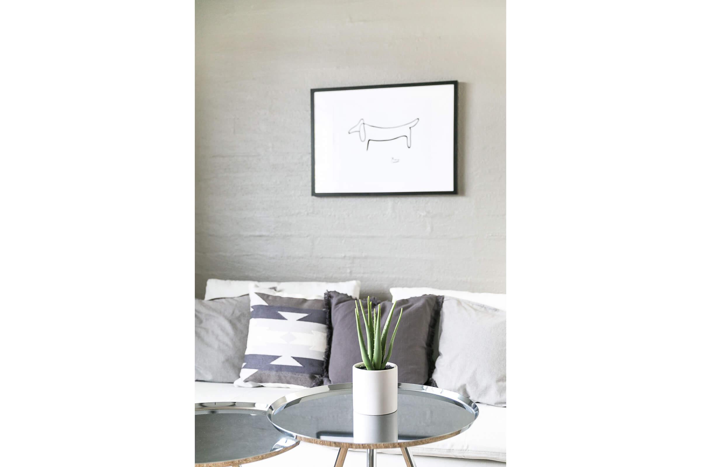 Cozy Living Space with Designer Two-Tone Paint- The Marlowe Apartments - Phoenix - Arizona