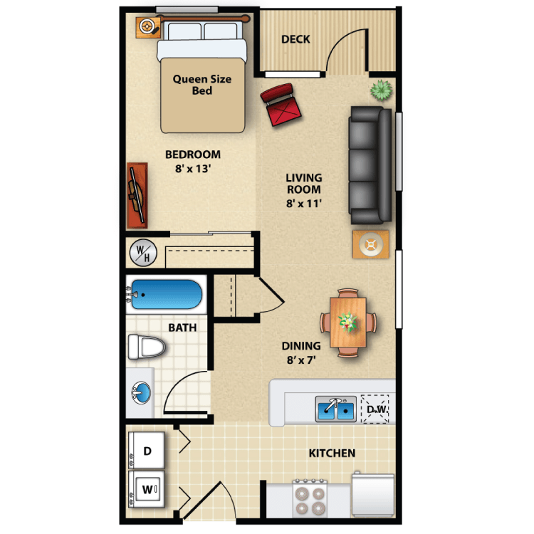 Floor plan image of Studio Exterior