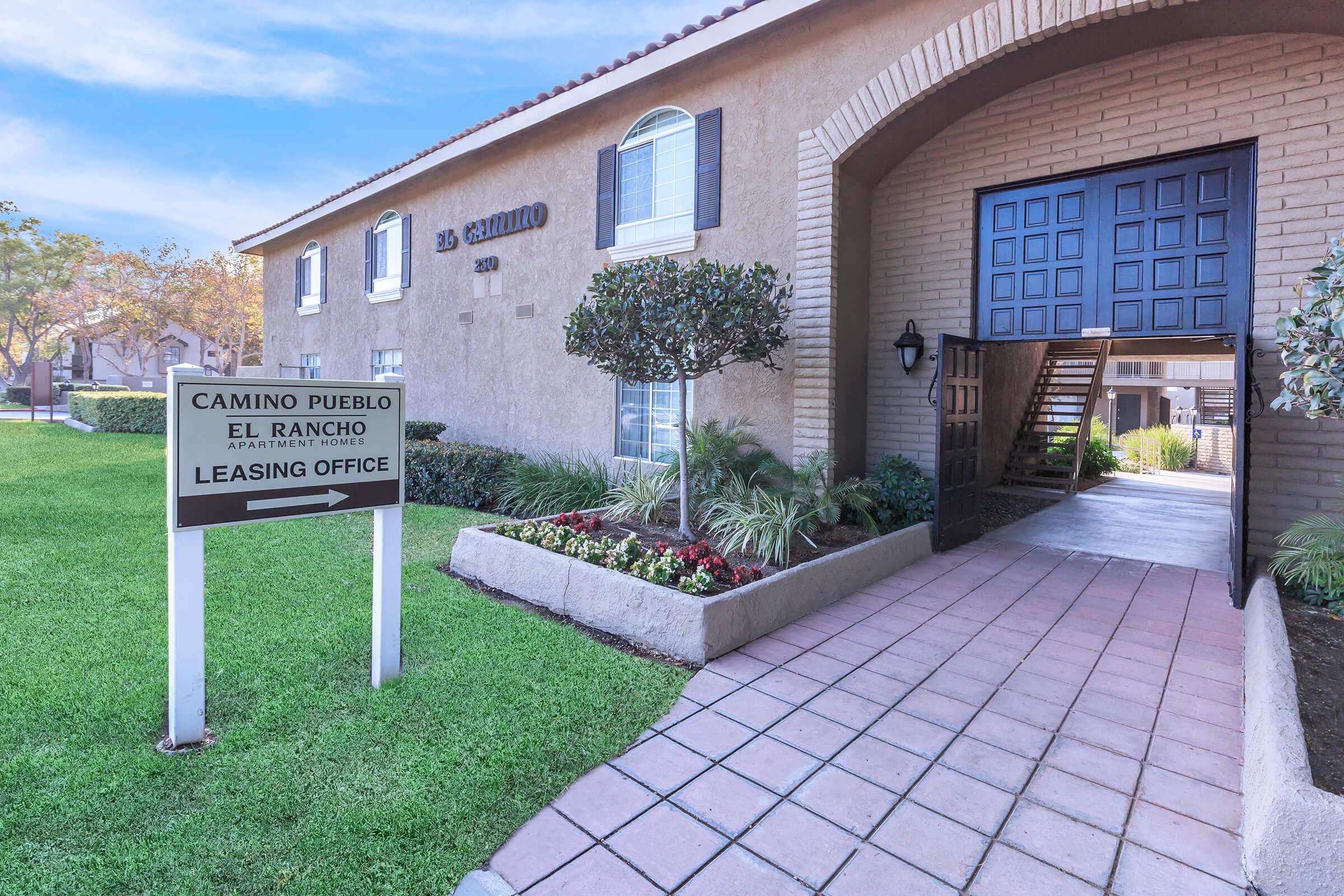 Camino Pueblo and El Rancho Apartment Homes leasing office