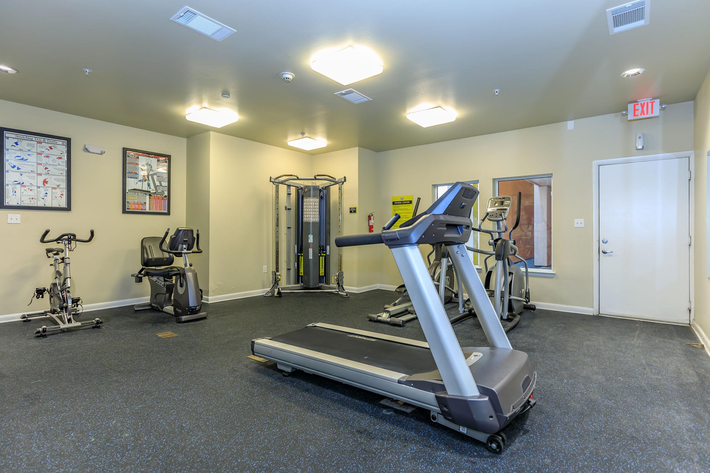 GET FIT AT THE FITNESS CENTER