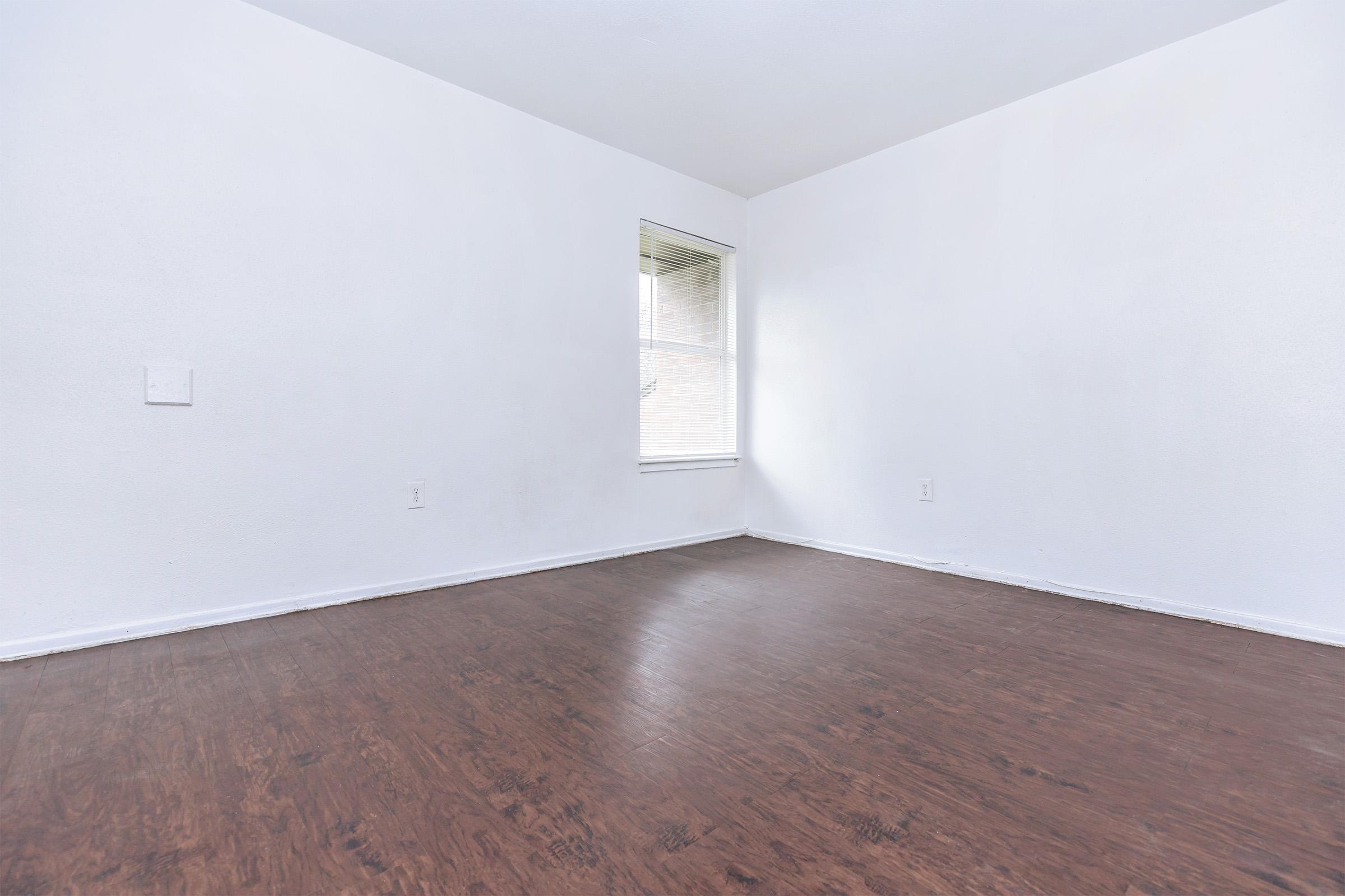 a close up of an empty room