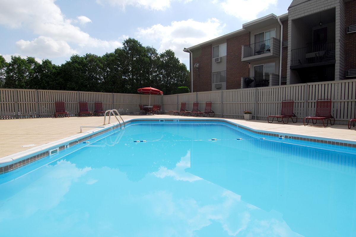 a large pool of water