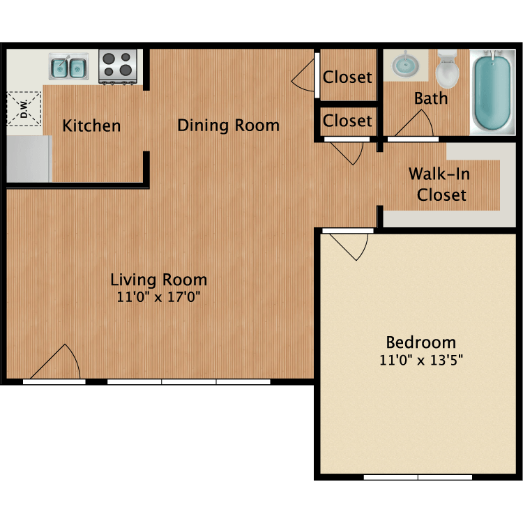 Floor plan image of The Americana