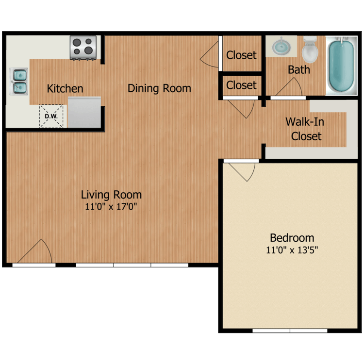 Floor plan image of The Americana