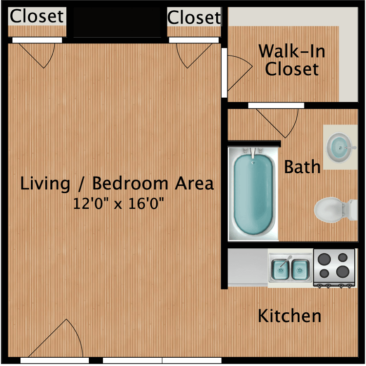 Floor plan image of The Carter