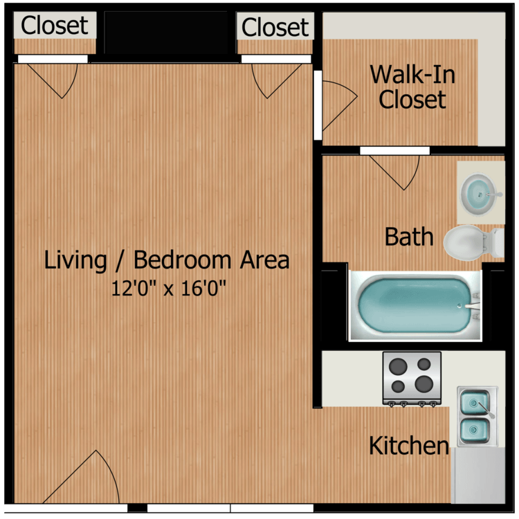 Floor plan image of The Carter