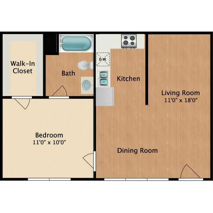 Floor plan image of The Dolly