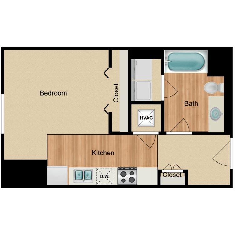 Floor plan image of Studio C