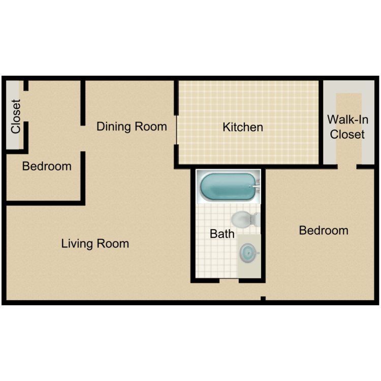 Floor plan image of 2A-HH