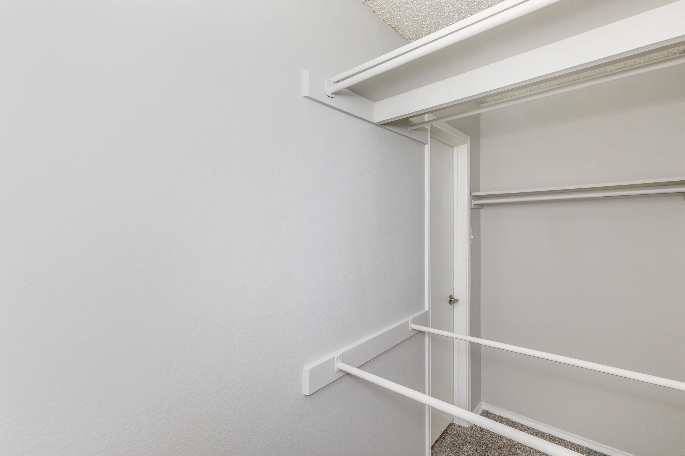 a close up of a shower in a small room